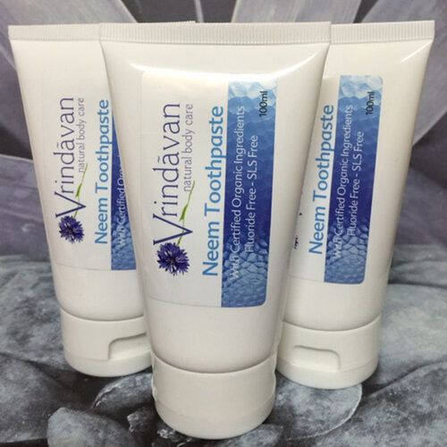 Neem Toothpaste SLS & Flouride Free, Certified Organic